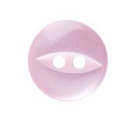 Lot de 10 boutons œil de poisson Rose 11 mm - Idéal pour les gilets de bébé, les tricots et les petites réparations - Giddy Square