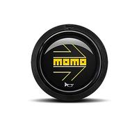 Lot de 10 boutons Momo Arrow Logo brillant Noir Jaune 2CC F
