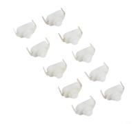 Lot de 10 boutons poussoirs blancs pour mini lampe de poche 1 A 30 V cuivre pour réparation électronique projets de bricolage