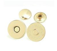 Lot de 10 boutons-pression magnétiques puissants, fermoirs, rivets, fleur de prunier, accessoires pour sacs fins, boucle d'adsorption, doré, K72, 10 mm