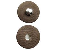 Lot de 10 boutons pression ronds à coudre, boutons décoratifs avec revêtement en tissu, boutons en métal, boutons de rechange, boutons snaps pour vêtements DIY, manteaux, artisanat du cuir, sac à main