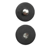 Lot de 10 boutons pression ronds à coudre, boutons décoratifs avec revêtement en tissu, boutons métalliques, boutons de rechange, boutons pression pour vêtements DIY, manteaux, artisanat du cuir, sac