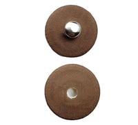 Lot de 10 boutons pression ronds à coudre, boutons décoratifs avec revêtement en tissu, boutons métalliques, boutons de rechange, boutons snaps pour vêtements DIY, manteaux, artisanat en cuir, sac à
