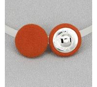 Lot de 10 boutons recouverts de tissu en laine de cachemire avec boutons à boucle, manteau, pull, bricolage, 15/18/20/23/25/28/30/32/34/38 mm