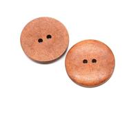 Lot de 10 boutons ronds en bois à 2/4 trous 38 mm for vêtements, manteaux, décorations DIY, accessoires couture, 5 couleurs option pour la Couture(TYPE-C,10pcs 18mm)