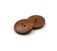 Lot de 10 boutons ronds en bois à 2/4 trous 38 mm for vêtements, manteaux, décorations DIY, accessoires couture, 5 couleurs option pour la Couture(TYPE-E,10pcs 25mm)