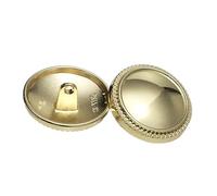 Lot de 10 boutons ronds en forme d'arc doré pour costume, manteau, coupe-vent, Couleur 1 à 10 pièces, 22,5mm