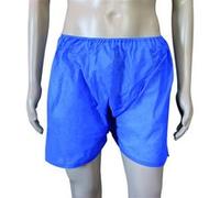 Vivezen - Lot de 10 Boxers pour Homme en Non tissé spunlace jetables - Bleu