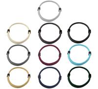 Lot de 10 Bracelets de Surfeur en Corde Nautique, Tressés en Paracorde Faits à la Main, Réglables pour Hommes et Femmes