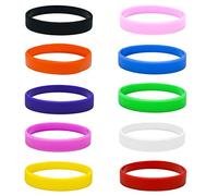 Lot de 10 bracelets en silicone pour bébé Tailles au choix