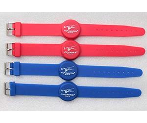 Lot de 10 bracelets en silicone RFID pour montre - Pour parc aquatique, carte d'identité, carte de sauna