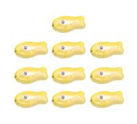 Lot de 10 breloques en céramique colorées faites à la main pour bracelets faits à la main, accessoires de fabrication de bijoux, perles de poisson en céramique