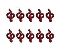 Lot de 10 breloques pour ongles en forme de serpent - Plusieurs couleurs - Décoration pour femme