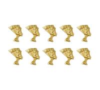 Lot de 10 breloques punk sur le thème de l'Égypte pour ongles en acrylique - Couverture complète - À presser - Croix pour ongles en acrylique - Noël