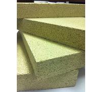 Lot de 10 briques réfractaires en vermiculite 22,9 x 11,4 x 2,5 cm Compatible avec poêles Villager.