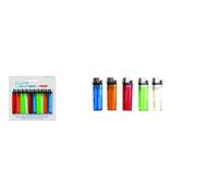 Lot de 10 Briquet Jetable à Pierre au GAZ - Blister - Neuf
