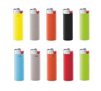 Lot de 10 briquets neutres avec pierre d'allumage BIC J26