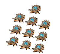 Lot de 10 broches antiques en ruban de blé soviétique pour les collectionneurs et les passionnés d ' histoire, broche vintage du jour du succès, badge commémoratif de l ' URSS, bijoux patriotiques