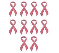 Lot de 10 broches caritatives en forme de ruban pour initiatives contre les maladies