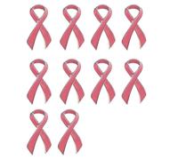 Lot de 10 broches de charité en ruban pour initiatives de prévention des maladies, Einheitsgröße