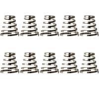 Lot de 10 broches de roue de vélo en acier inoxydable à dégagement rapide pour vélo de montagne et vélo de route