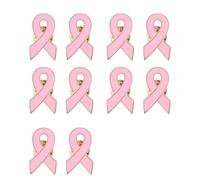 Lot de 10 broches de sensibilisation à la santé avec fermoir arrière pour décoration de vêtements, couture, projets d'artisanat