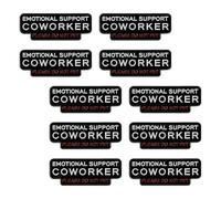 Lot de 10 broches de travail amusantes en alliage Zn avec inscription « Please Do Not Pet » pour humour d'entreprise, bijoux tendance
