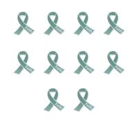 Lot de 10 broches élégantes en alliage avec badge de foi et fermoir sécurisé pour usage quotidien, TAILLE UNIQUE, Comme décrit