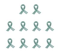 Lot de 10 broches élégantes en forme de lettre de foi avec ruban pour accessoires élégants, taille unique, Comme décrit
