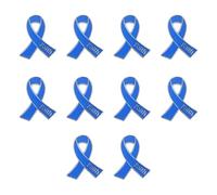 Lot de 10 broches élégantes en forme de lettres de foi avec ruban pour accessoires élégants en alliage, Einheitsgröße, comme décrit