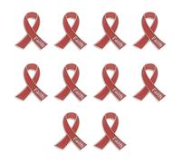 Lot de 10 broches en alliage avec lettres inspirées de la foi - Parfait pour les occasions spéciales, One Size, Comme décrit