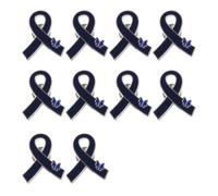 Lot de 10 broches en forme de papillon en forme de ruban de sensibilisation pour vêtements, vestes, manteaux, robes, décorations de vêtements, One Size, Comme décrit