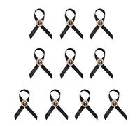 Lot de 10 broches noires polyvalentes compatibles avec robe de travail, sans métal, confortable, pour un usage quotidien, sans rayures, taille unique, Comme décrit
