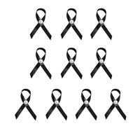 Lot de 10 broches noires polyvalentes compatibles avec robe de travail, sans métal, confortable, pour un usage quotidien, sans rayures, taille unique, Comme décrit