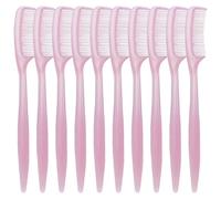 Lot de 10 brosses à poils de lapin - Peigne de toilettage pour petits animaux de compagnie - Peigne de toilettage pour petits animaux de compagnie - Pour les furets - Peau sensible - Soin