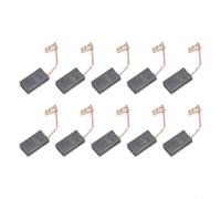Lot de 10 brosses de charbon pour marteau perforateur Bosch 5 40D 5400 5 38 GSH 38 GSH 88X A69 Charbon de rechange 5 x 11 x 16 mm avec ressort cosse de câble outil électrique Accessoires atelier
