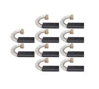 Lot de 10 brosses de charbon pour outils électriques, 32 x 11 x 6 mm de long, avec bobine à ressort en fil de cuivre