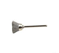 Lot de 10 brosses en acier inoxydable de 3 mm de diamètre pour perceuse ou meuleuse, outils de finition pour le travail du bois et du métal