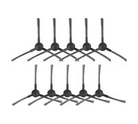 Lot de 10 brosses latérales de rechange 54 mm pour nettoyage en profondeur | pour cecotec pour conga 999, élimine la saleté dans les coins, matériau ABS robuste, montage facile, taille 54 mm