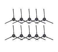 Lot de 10 brosses latérales de rechange pour aspirateur robot Cecotec Conga X50 Composants en plastique et nylon pour une fiabilité opérationnelle