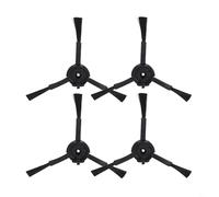 Lot de 10 brosses latérales de rechange pour aspirateur robot Eufy X8 Pro Series X8 Pro SES Accessoires de nettoyage des bords des coins Noir (lot de 4)