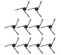 Lot de 10 brosses latérales de rechange pour aspirateur robot Mova E40 Ultra - Nettoyage efficace des coins en plastique et nylon - Composants de performance de nettoyage améliorés pour l'entretien du