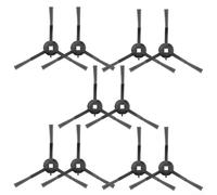 Lot de 10 brosses latérales de rechange pour aspirateur robot Mova M1 avec design en plastique et nylon pour un nettoyage efficace des bords et une performance améliorée