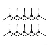 Lot de 10 brosses latérales de rechange pour Cecotec Conga pour robot aspirateur X50, poils en plastique et nylon, nettoyage efficace des bords et des coins