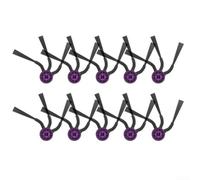 Lot de 10 brosses latérales optimisées pour Eureka E20 et Evo Plus, élimination efficace des débris sur les bords, construction robuste, taille au choix