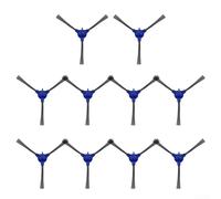 Lot de 10 brosses latérales pour Cecotec pour Conga Y8/Y80 et pour aspirateur robot Xtreme conçus pour atteindre les périmètres de la pièce