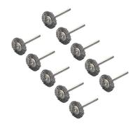 Lot de 10 Brosses Metallique pour Perceuse, Brosse Métallique de 25 Mm, Brosse en Acier pour Enlever La Rouille, La Corrosion, La Peinture, Brosse en Métal, Embout de Ponçage Pour Perceusee