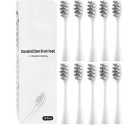 Lot De 10 Brossettes De Rechange, Compatibles Avec Les Brosses À Dents Électriques Wondersmile Wondersmile Wondersmile, Blanches[Z879]