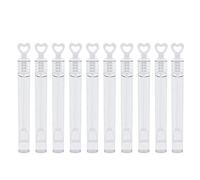 Lot de 10 bulles multifonctionnelles en forme de cœur pour décoration de fête d'anniversaire, Nouvel An
