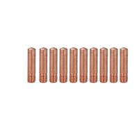 Lot de 10 buses à pointe 15AK M6 x 24 mm pour torche de soudage 6 x 24 mm 50 x 40 x 20 mm en métal pour répondre à divers besoins de soudure et minimiser la friction (A)